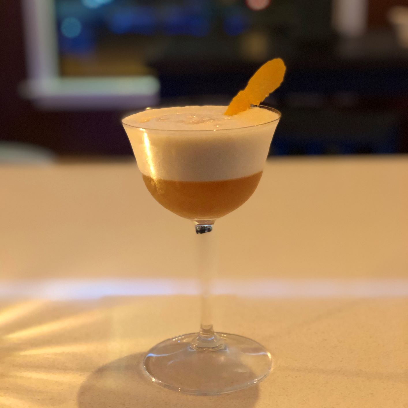Cocktail from Millis Clicquot Coffee Bar, Millis, MA.