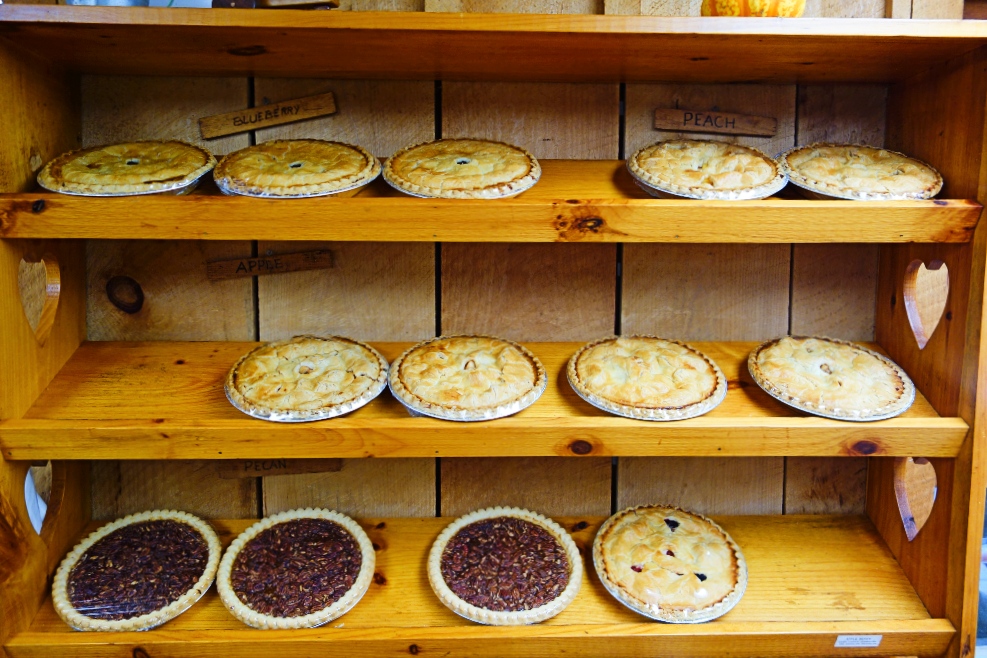 Homemade pies from Out Post Farm in Holliston, Mass.