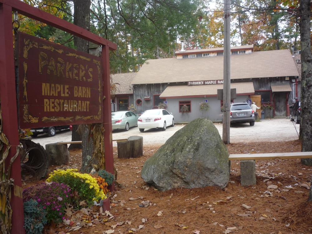Parker's Maple Barn in Mason, N.H.: a family favorite breakfast and lunch destination.