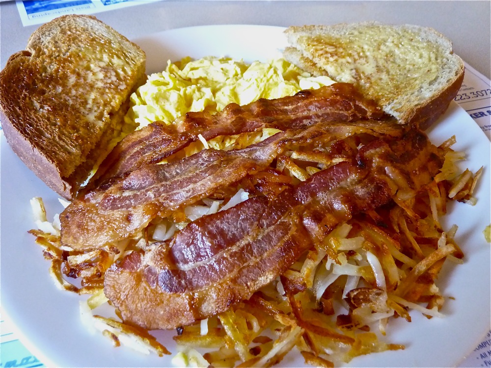 Classic comfort foods breakfast from Don's Diner in Plainville, Mass.