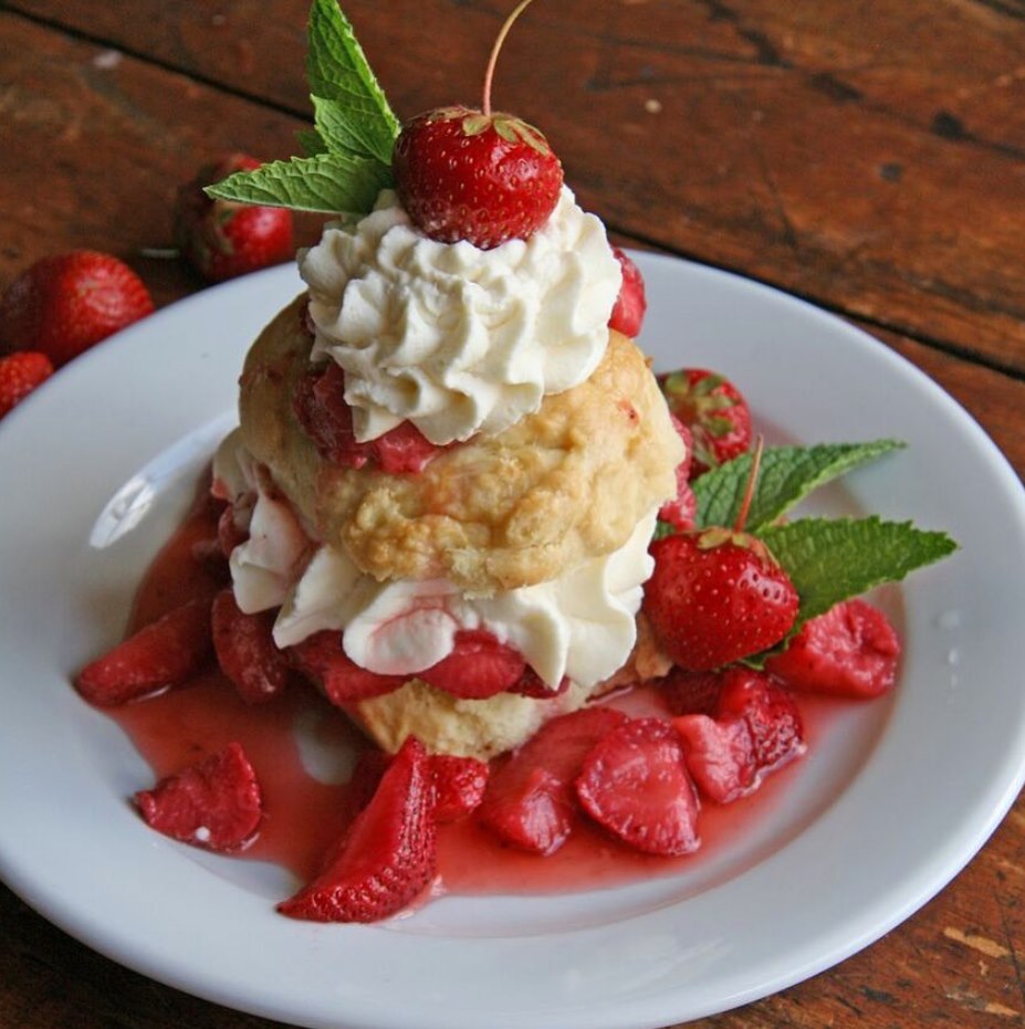 Strawberry Shortcake from the Salem Cross Inn, West Brookfield, Mass.