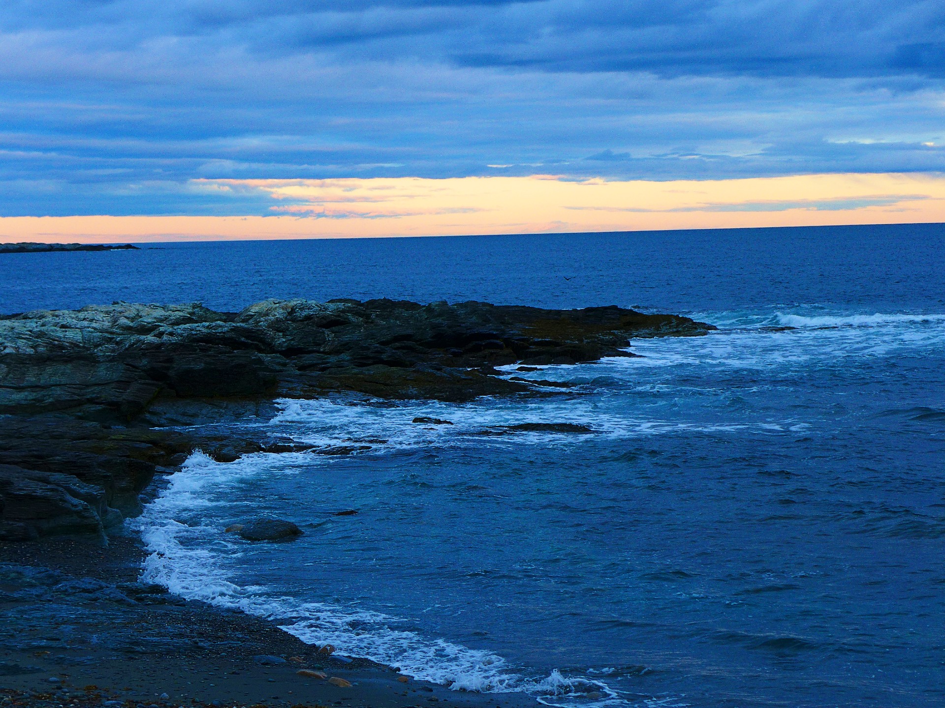 Ocean Drive at sunset in Newport RI