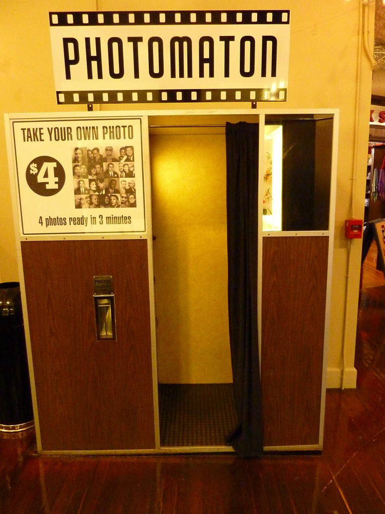 An authentic Dip and Dunk Photo Booth at Thornes Marketplace in Northampton, Mass.