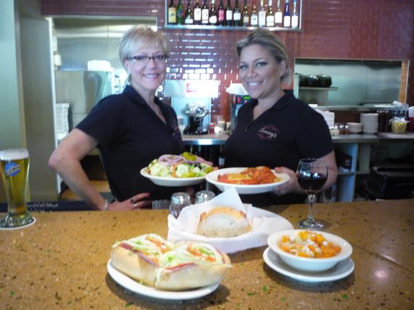 Waitresses at Tommy's Pizza, Cranston RI