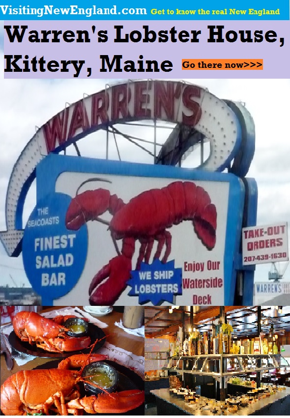 What to choose, the succulent lobster or the 60+ item salad bar at Warren's Lobster House in Kittery, Maine? Both would be the right answer.
