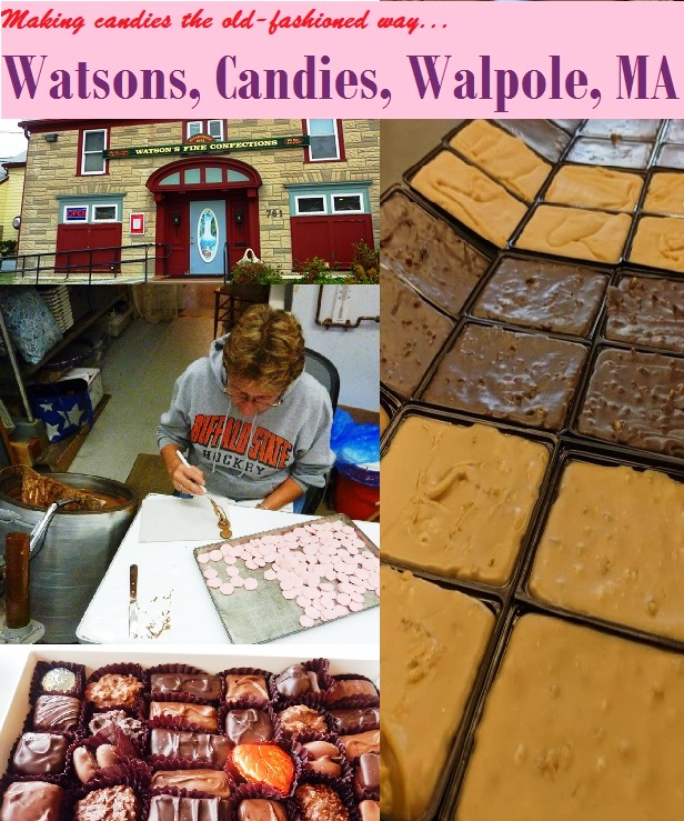 Making delicious chocolates the old-fashioned way, one at a time, at Watson's Candies in Walpole, Mass.