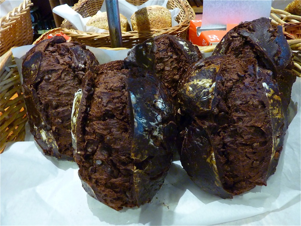 Chocolate bread from When Pigs Fly bakery in Kittery, Maine.