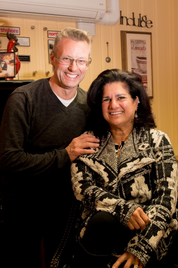 Mary and Chris Bandereck, owners of The Whoo(pie) Wagon in Topsfield MA.