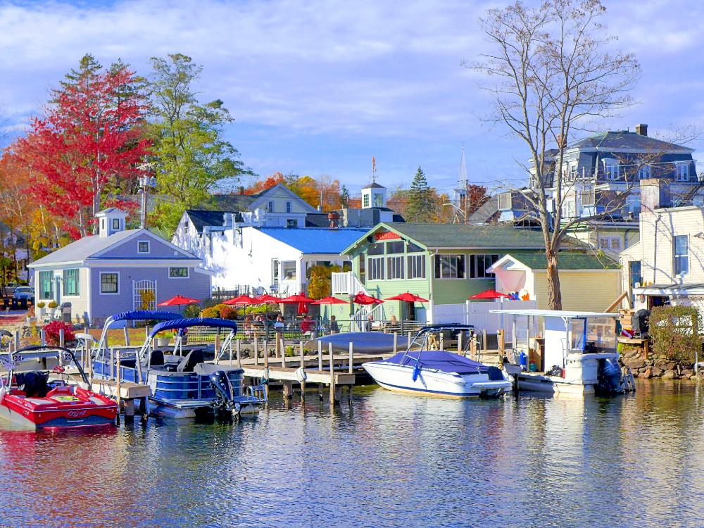 The village-by-the-lake look of Wolfeboro, N.H.