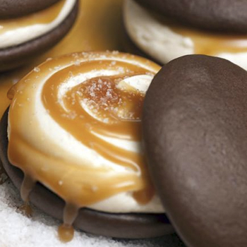 Salted Caramel whoopie pie from The Whoo(pie) Wagon in Topsfield, Mass.