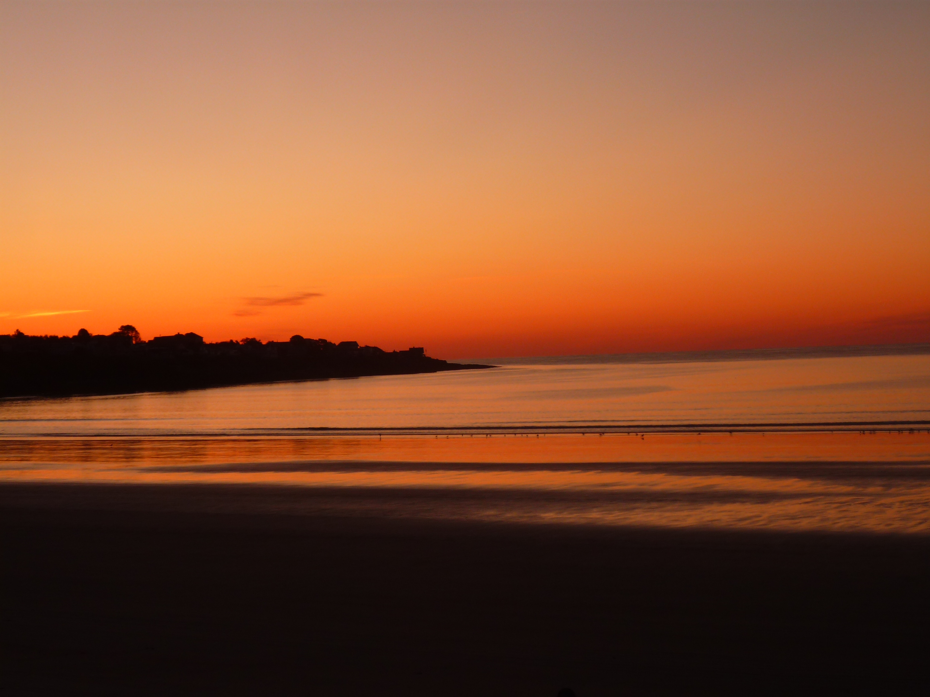 Sunset at Long Sands Beach, York Beach Maine